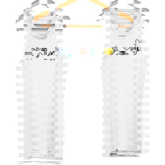 Pun Rebus Puzzle T Shirt Well I'Ll Be Tank Top - Monsterry
