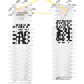 Quick Halloween Costume Pretend I'm Mayo For Mayonnaise Tank Top - Monsterry