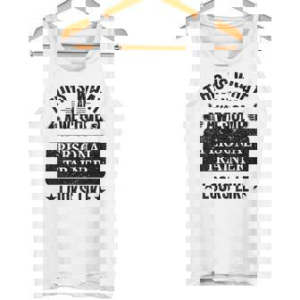 Regalos De Entrenador Personal Cita Divertida Entrenador Personal Cuello Camiseta sin mangas - Regaloses