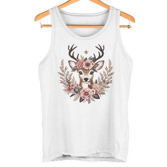 Reh Damen Reh Kostüm Kinder Carnival Reindeer Tank Top - Geschenkecke