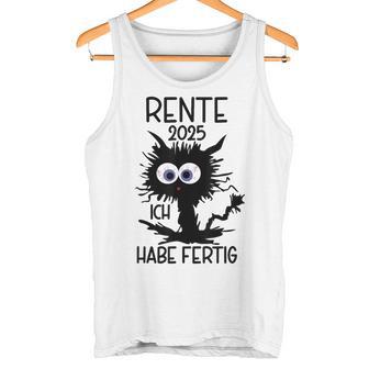 Rente 2025 Ich Habe Fertig Gray Tank Top - Geschenkecke