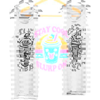 Restez Cool Slurp On Frozen Ice Drink Parodie Débardeur e - Cadeauxyz