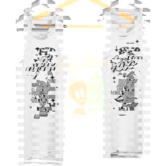 Retro Better Together Peas And Carrot Valentines Day Tank Top - Monsterry