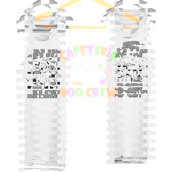 Retro Cafeteria Boo Crew Cafeteria Worker Ghost Halloween Tank Top - Monsterry