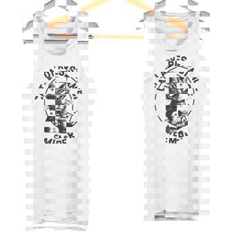 Retro Cat Lady Resistance Childless Cat Lady Feminist Cat Tank Top - Monsterry