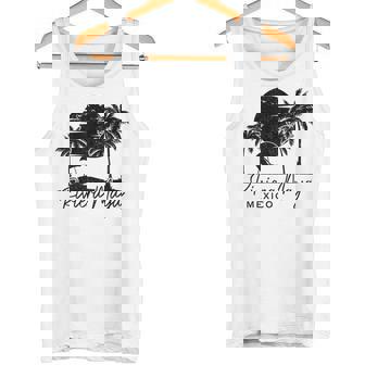 Riviera Maya Mexico Surf Vintage Sunset Surfer Retro Tank Top - Monsterry