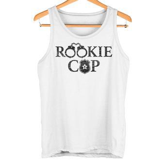 Rookie Novelty Rookie Cop Police Gray Tank Top - Geschenkecke