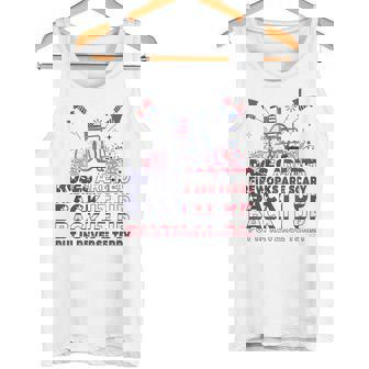 Roses Are Red Firework Are Scary Back It Up Terry July 4th Tank Top - Monsterry