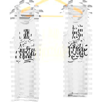 I RUN So I Can Eat Chocolate Chocolate Lover Tank Top - Monsterry