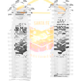 Santa Fe New Mexico Native Home State Vintage Southwest Tank Top - Monsterry