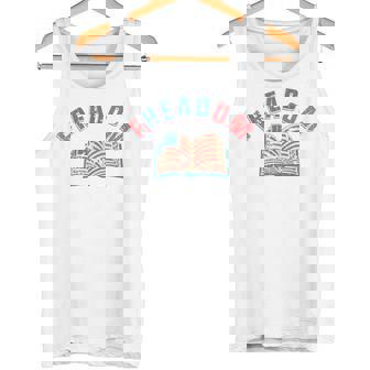 Saying America Book Freadom USA Pride Tank Top - Monsterry