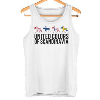 Scandinavia Flags Sweden Norway Denmark Finland Tank Top - Geschenkecke