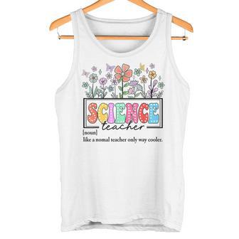 Science Teacher Definition For Back To School Teacher Day Tank Top - Monsterry
