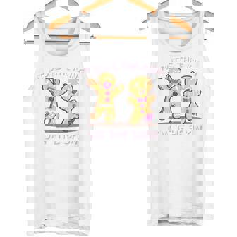 Silence Of The Gingerbread Man Christmas Horror Tank Top - Monsterry