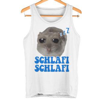 Sleep Sad Hamster Sleep Meme Sleeping Hamsti Tank Top - Geschenkecke