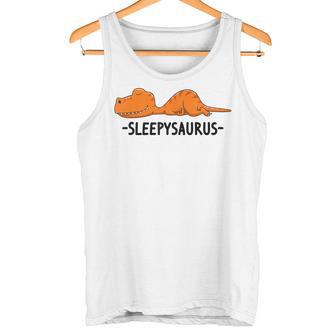 Sleepysaurus Schlaf Schlafanzug Nachthemd Dinosaurier Tank Top - Geschenkecke