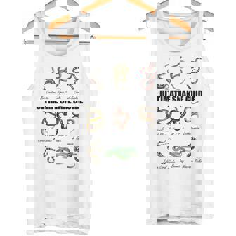 Snakes Kids Educational Serpent Zookeeper Reptile Lover Tank Top - Monsterry