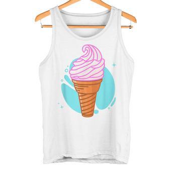 Soft Ice Cream In The Waffle Summer Ice Cream S Tank Top - Geschenkecke