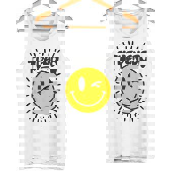Sonrisa Emoticon Keep Smiling Cara Divertida Camiseta sin mangas - Regaloses