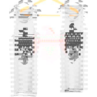 Southwest Aztec Geometric Eagle Boho Tribal Pattern Tank Top - Monsterry