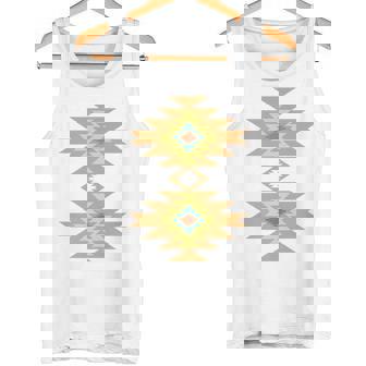 Southwest Santa Fe Tribal Indian Pattern Premium Tank Top - Monsterry