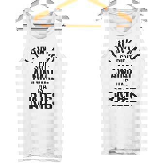 My Spirit Animal Has Rabies T-Shirt Tank Top - Monsterry