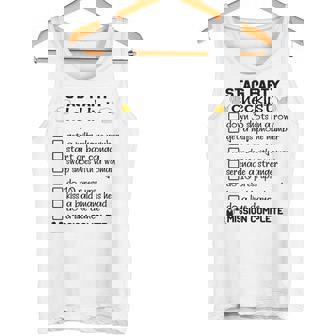 Stag Do Checklist Dares List Bachelor Party Groom Tank Top - Monsterry