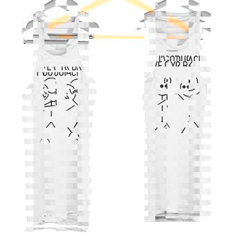 Stick Figure I Have Got Vintage Friendship Tank Top - Monsterry