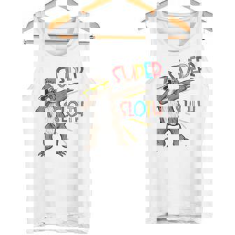 Super Sloth Hero Dabbing Dance Move Kids Sloth Dab Tank Top - Monsterry