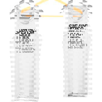 Supervisor The Man Myth Legend Tank Top - Monsterry