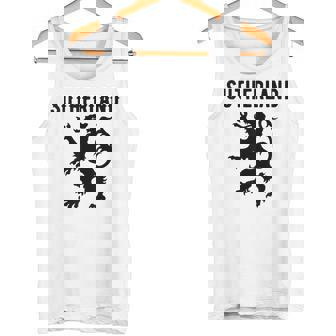 Sutherland Clan Scottish Family Name Scotland Heraldry Tank Top - Monsterry