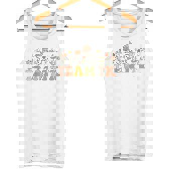 Team TK Wildflower Retro Teacher Daisy Colorful Back School Tank Top - Monsterry