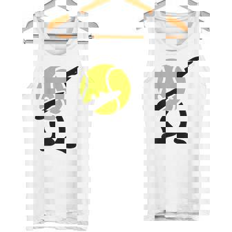 Tennis Dabbing Tennis Ball Tennis Player Ball Sport Tank Top - Geschenkecke