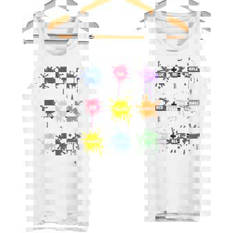 Teoría Del Color Educativo En Inglés Para Profesores De Esl Y Arte Camiseta sin mangas - Regaloses