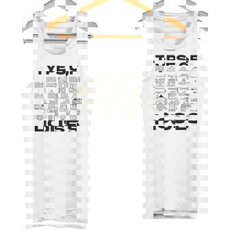 Tipos De Casas Camisa Para Constructor Arquitectura Arquitecto Camiseta sin mangas - Regaloses