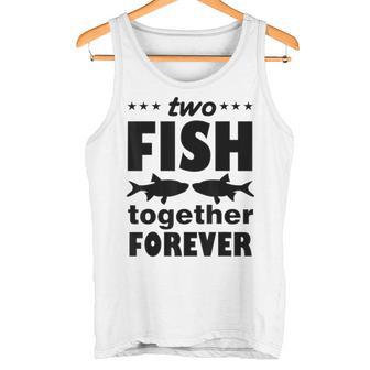 Two Fish Together Forever Angler Tank Top - Geschenkecke