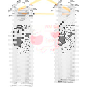 Valentine You'Re My Type Nurse Medical Pun Humor Blood Bank Tank Top - Monsterry