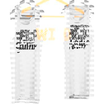 Wild Grandma Zoo Born Two Be Wild B-Day Safari Jungle Animal Tank Top - Monsterry