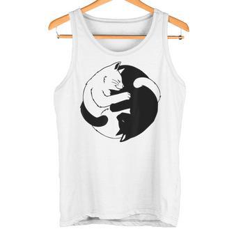Ying Yang Cat Ying Yang Cat Japanese Camiseta sin mangas - Regaloses