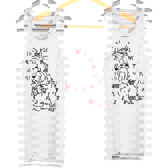 Yorkshire Terrier Valentine's Day Yorkie Mom Dog Lover Tank Top - Monsterry