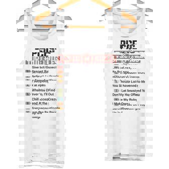 Zodiac Sign Top 10 Rules Of Pisces Graphic Tank Top - Monsterry