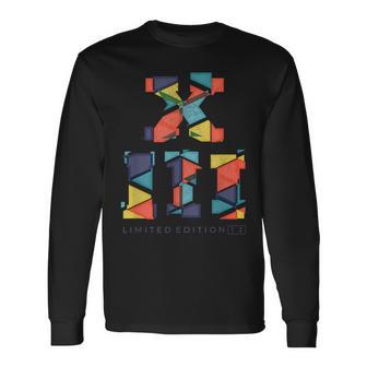 13 Jahre Geburtstag Splitter Limited Edition Römische Zahlen Langarmshirts - Geschenkecke