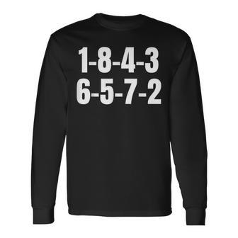 18436572 Firing Order Engine V8 Block Racing Mechanic Long Sleeve T-Shirt - Monsterry