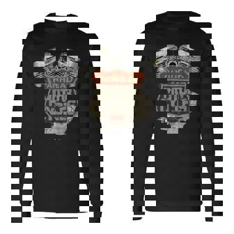 1960 Panhead Motorcycle Vintage Distressed Biker Chopper Rat Long Sleeve T-Shirt - Monsterry