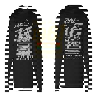 1961 Vintage Cassette Long Sleeve T-Shirt | Mazezy