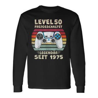 1975 Geburtstag Mann 50 Jahre Deko Lustig 50Er Geburtstag Langarmshirts - Geschenkecke