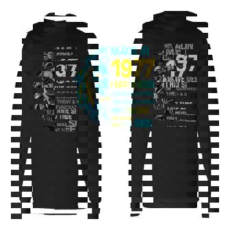 1977 I Have 3 Sides Long Sleeve T-Shirt | Mazezy