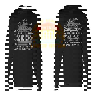 20 Year Birthday Decorations Gag 20Yr 2005 20Th Birthday Long Sleeve T-Shirt - Thegiftio UK