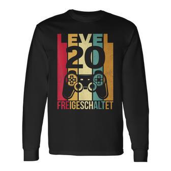 20S Birthday Gamer Gaming 20Th Birthday Langarmshirts - Geschenkecke