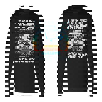 25 Year Birthday Decorations Gag 25Yr 2000 25Th Birthday Long Sleeve T-Shirt - Thegiftio UK